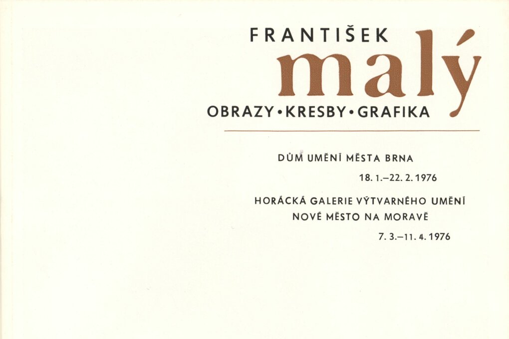 František Malý – obrazy, kresby, grafika